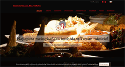 Desktop Screenshot of manzanarestaurant.com